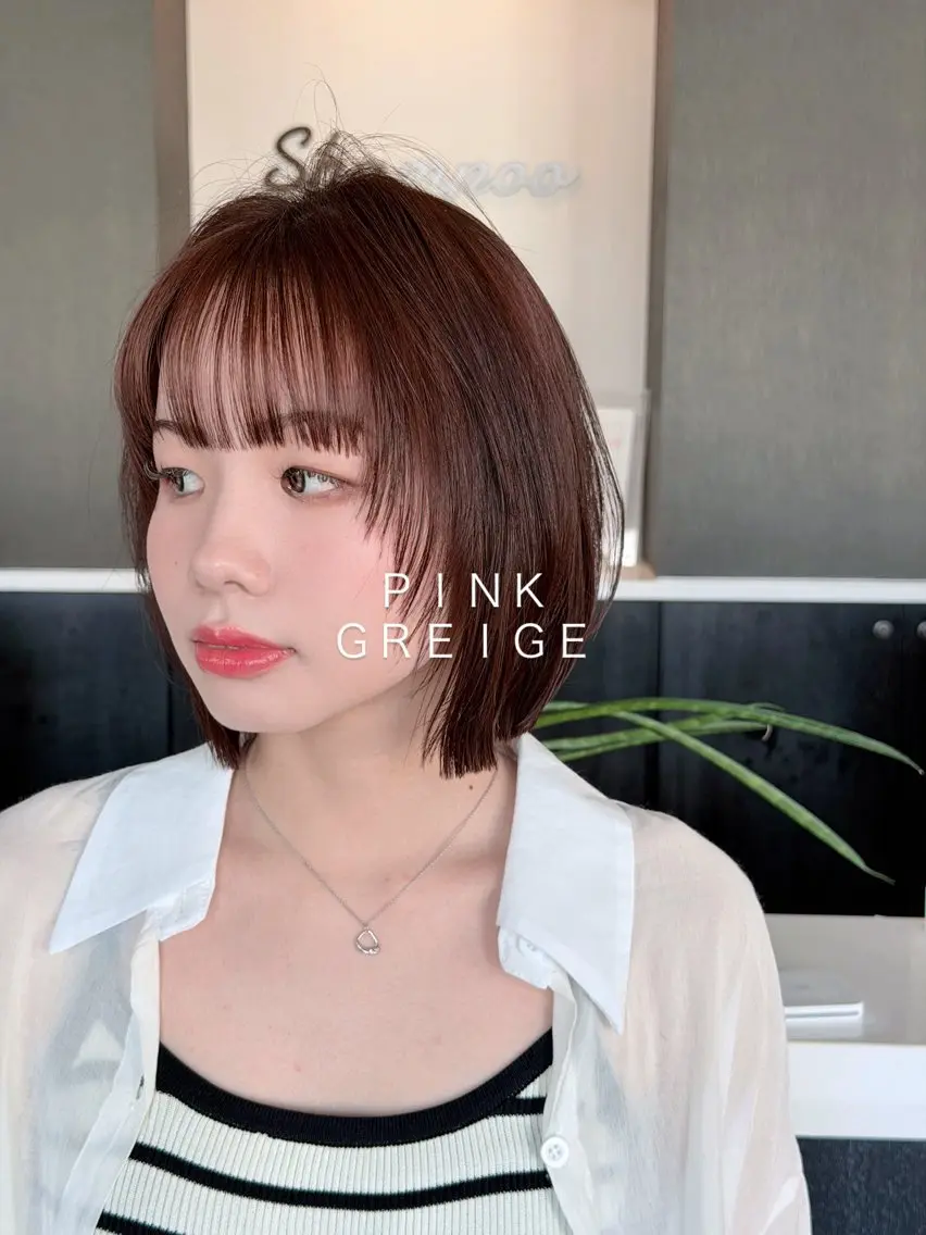 ショート ボブレイヤー ボブ レイヤーカット 🫧レイヤー/透明感 カラー/Ryukaのヘアスタイル