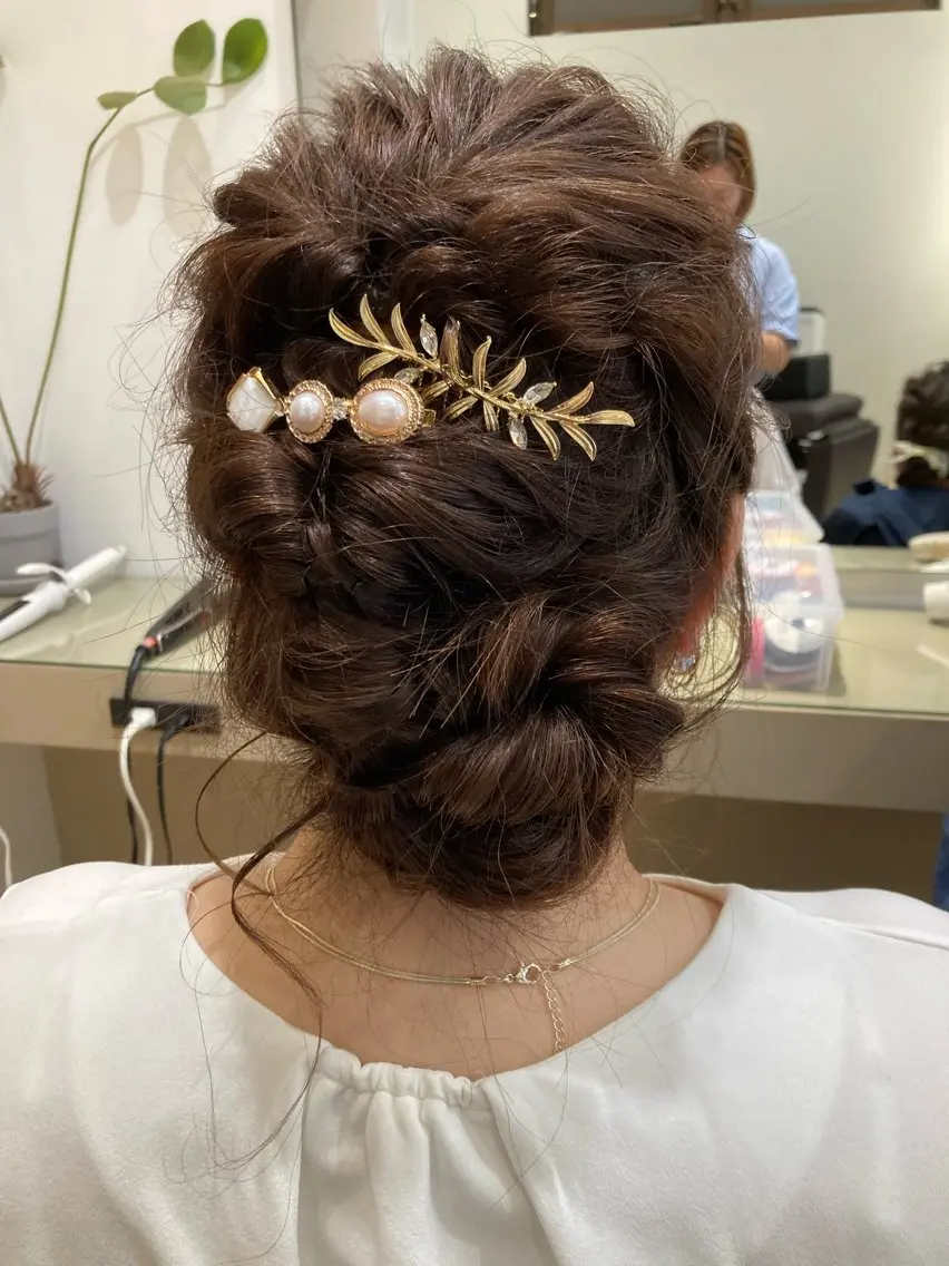 ヘアアレンジ liage ܀ꕤ୭* ちばかつら𖦞のヘアスタイル