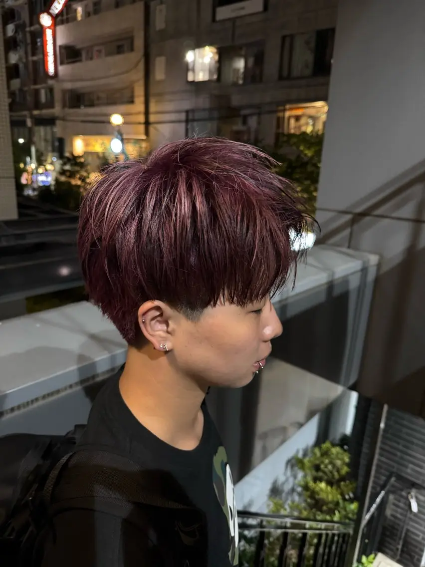 メンズ ヘアカラー トリートメント 河野 悠のヘアスタイル