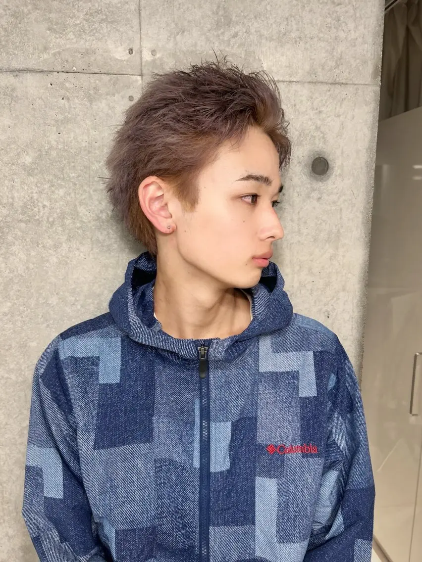 カラー ブリーチ ️💜akari💜 ハイトーン/レイヤーのヘアスタイル
