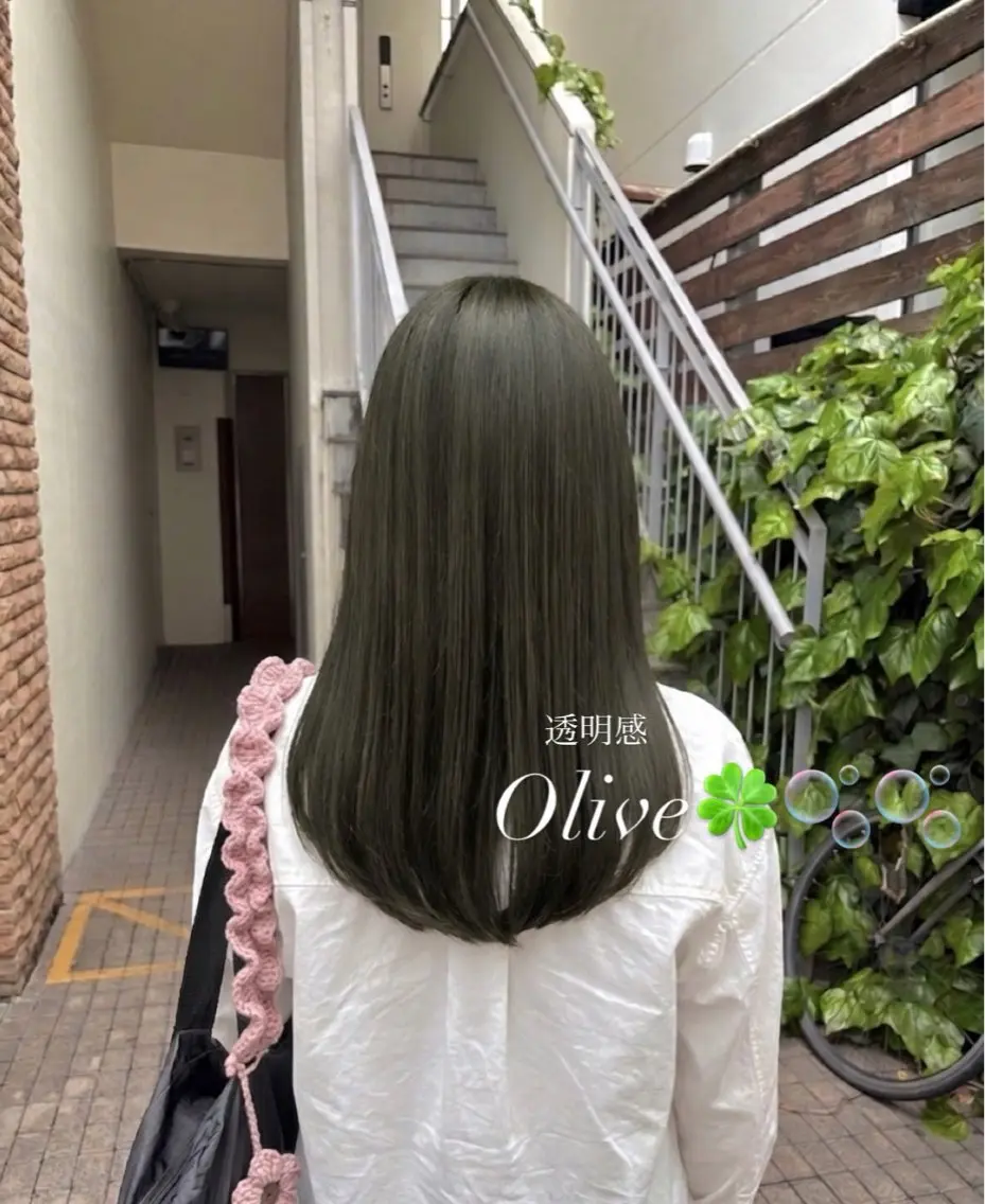 ロング カラー ヘアカラー トリートメント aoi🍀暖色 /透明感カラー♡のヘアスタイル