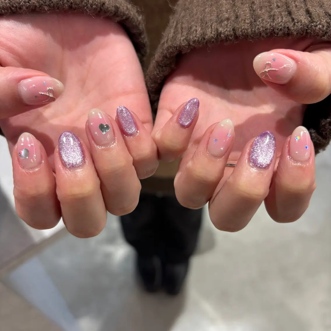 ネイル YURIN 𓈒ㅤׂ 𝜗𝜚のネイルデザイン