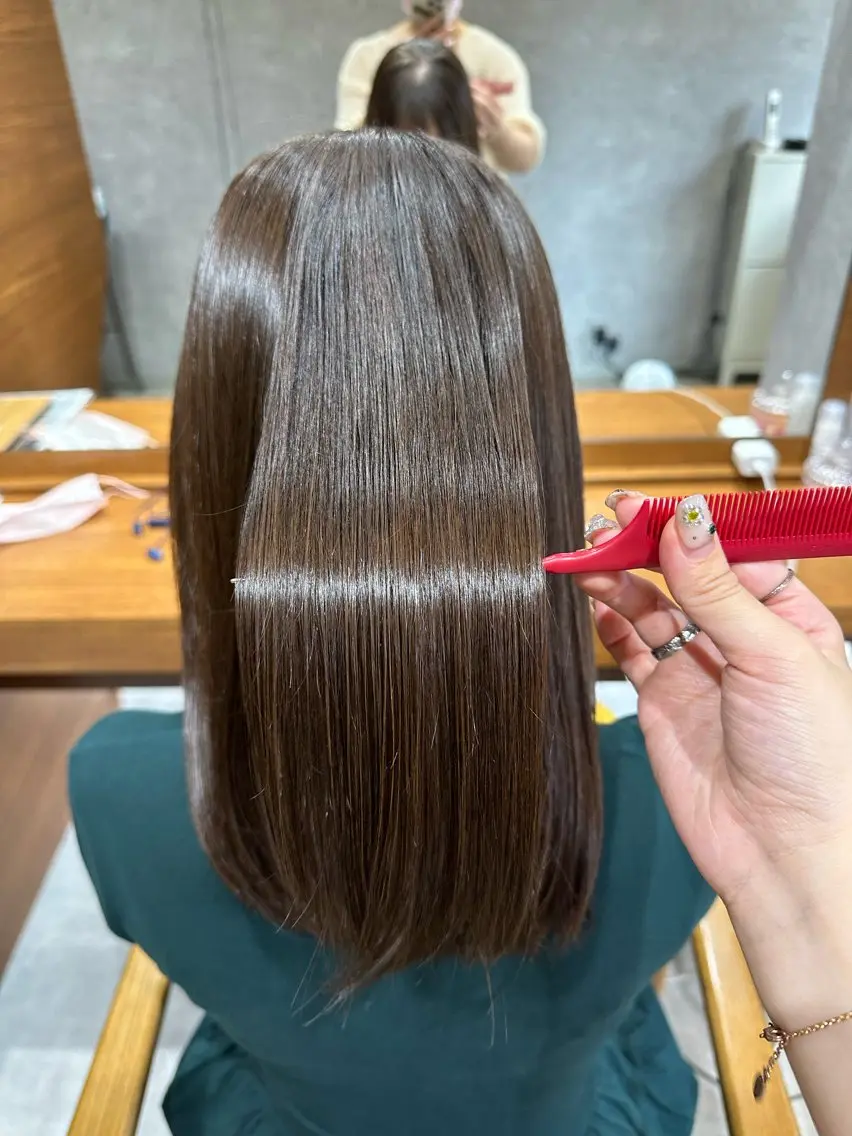 💎ミニモ学割U24💎カラー+髪質改善トリートメントの写真