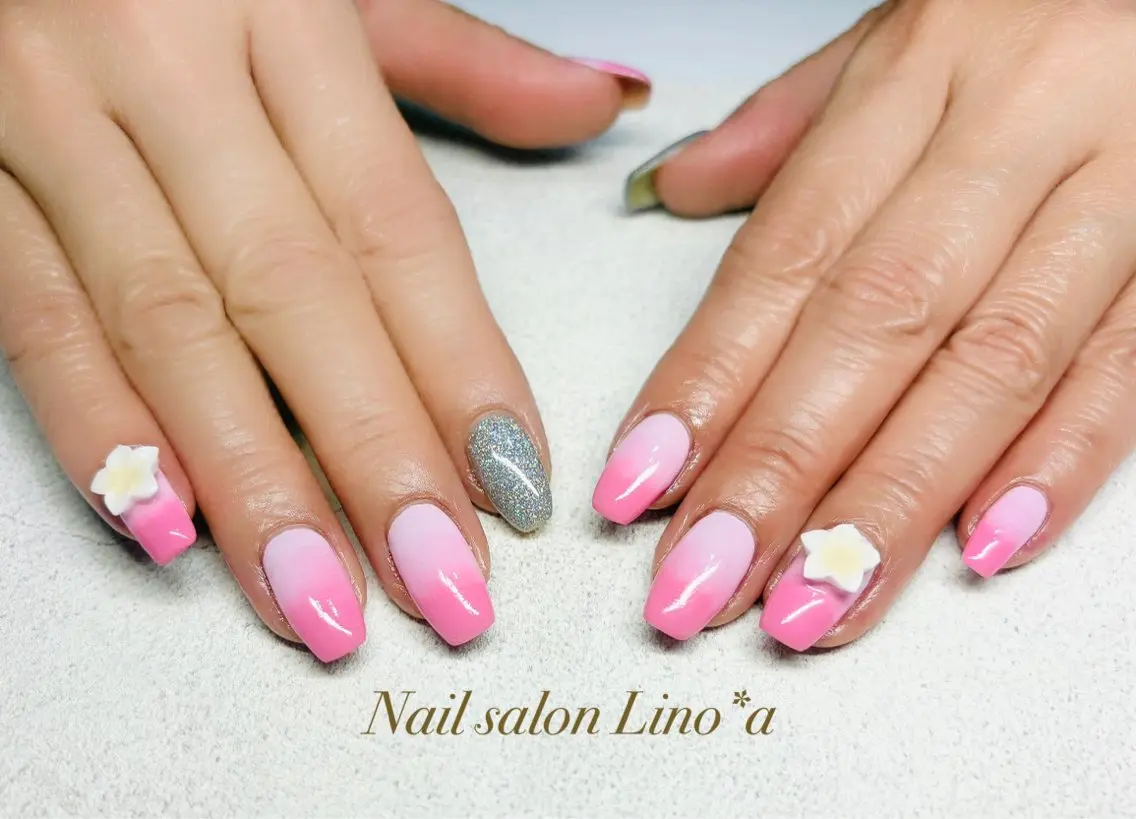 ネイル ラメ(グリッター) ハンドネイル Nail salon Lino*aのネイルデザイン