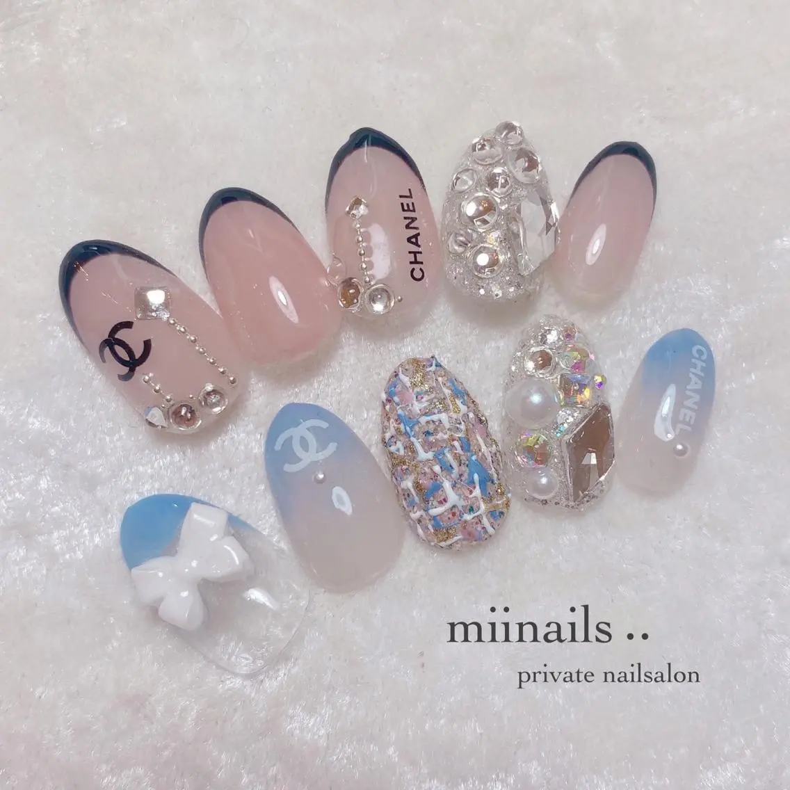 ネイル 韓国ネイル ワンホンネイル ハンドネイル nailsalon miinailsのネイルデザイン