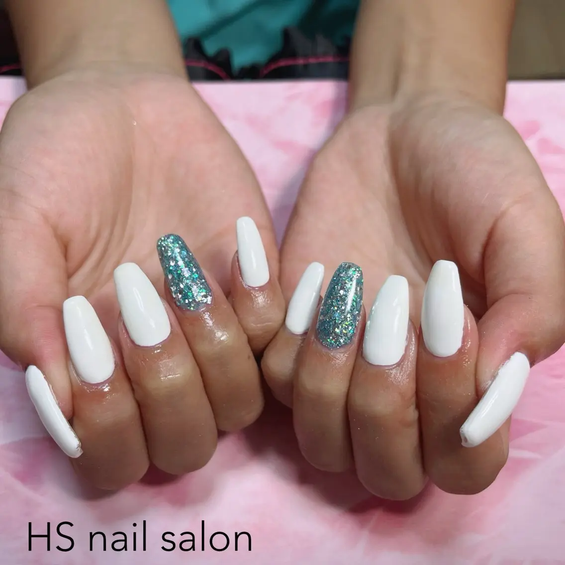 ロング ハンドネイル hs nail salonのネイルデザイン