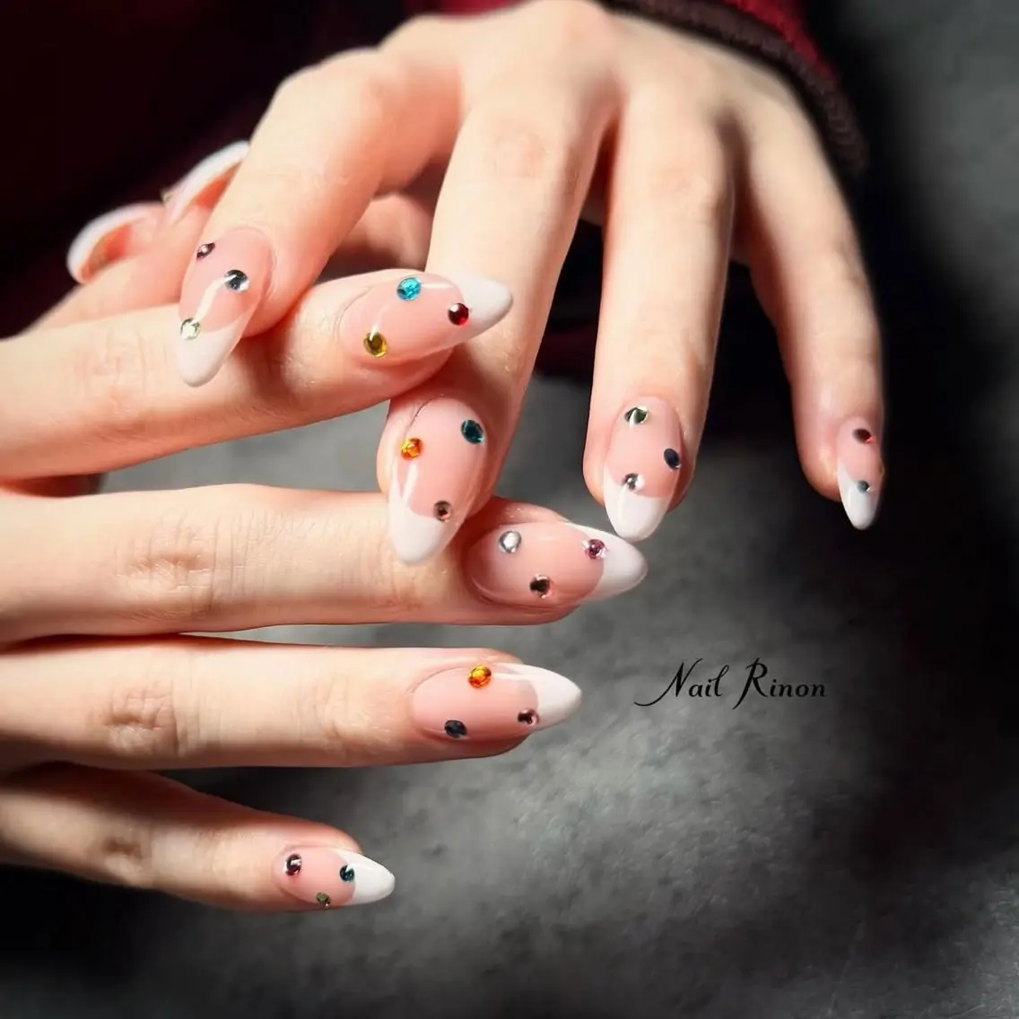 ネイル フレンチネイル Nail Rinonのネイルデザイン