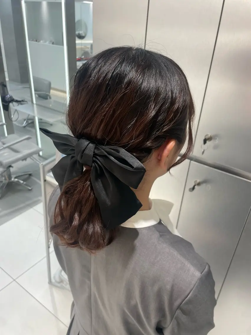 ヘアアレンジ 結婚式・ブライダル ヘアセット ヘアセット🎀耳つぼ 👂💎MONAMIのヘアスタイル