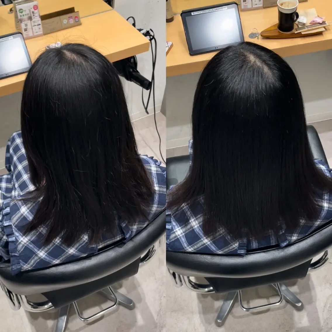 セミロング 髪質改善 トリートメント カット トリートメント 髪質改善ヘアケア 艶髪特化/上田のヘアスタイル