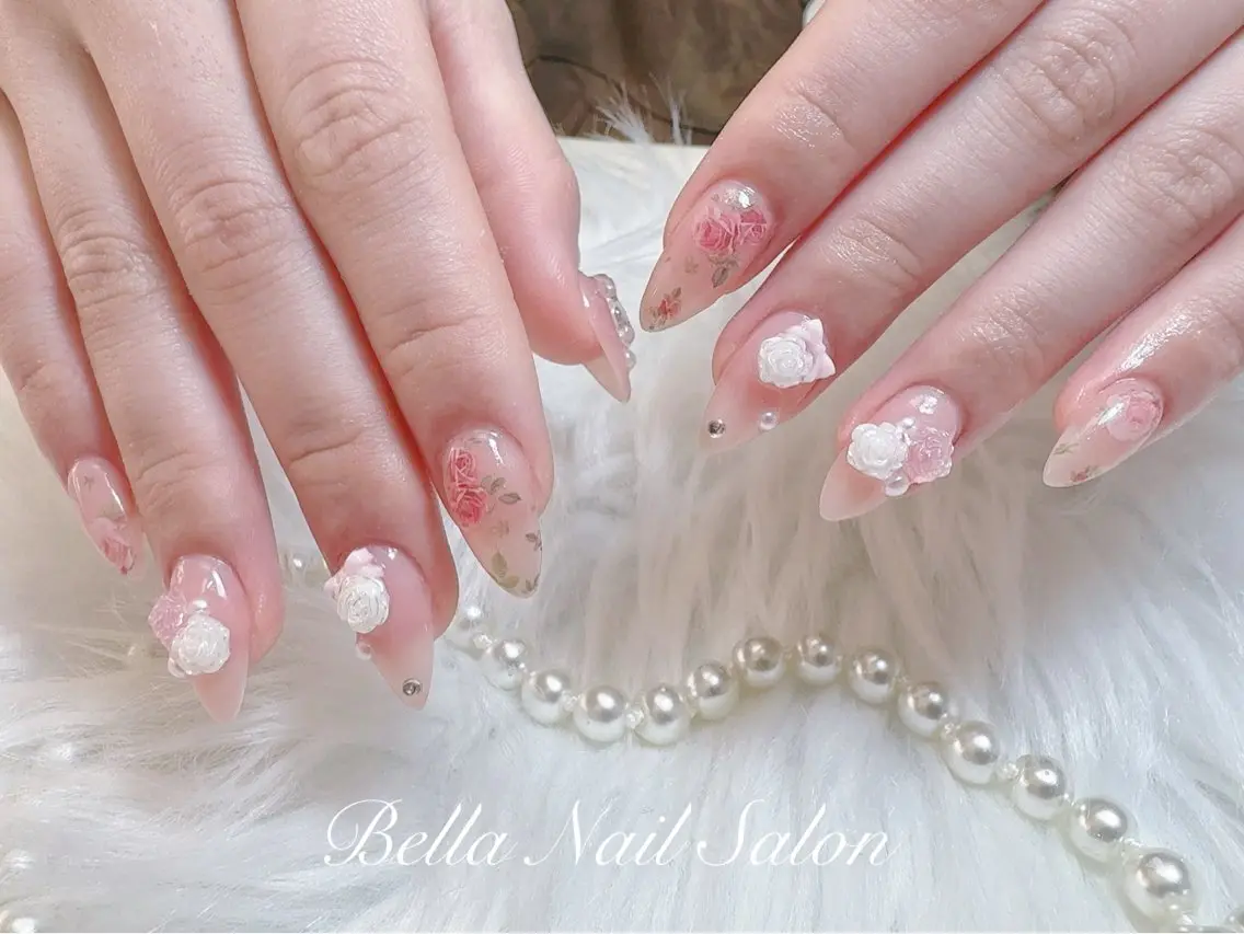 ネイル ハンドネイル Bella Nail Salonパラジェルのネイルデザイン