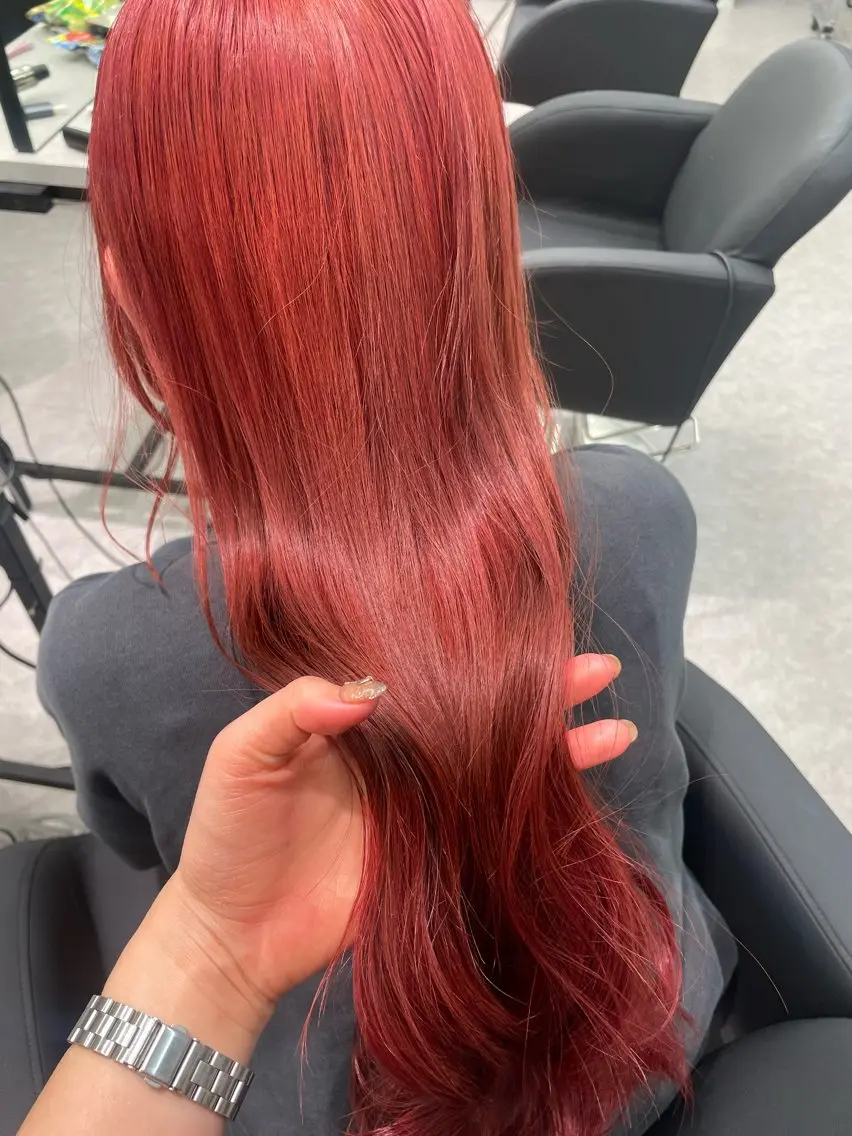 ロング カラー 💍モテる艶髪 透明感カラー💖のヘアスタイル