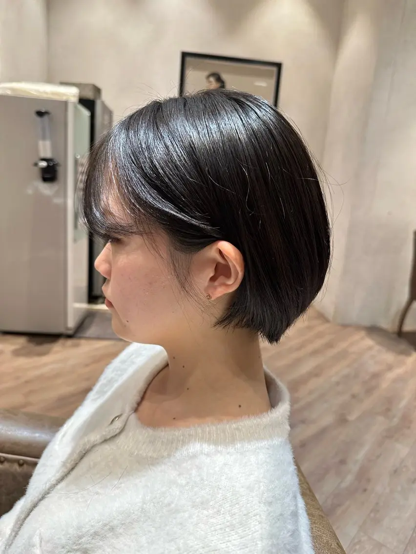 ショート ショートボブ ボブ ショートヘア 牛嶋 嶺弥のヘアスタイル