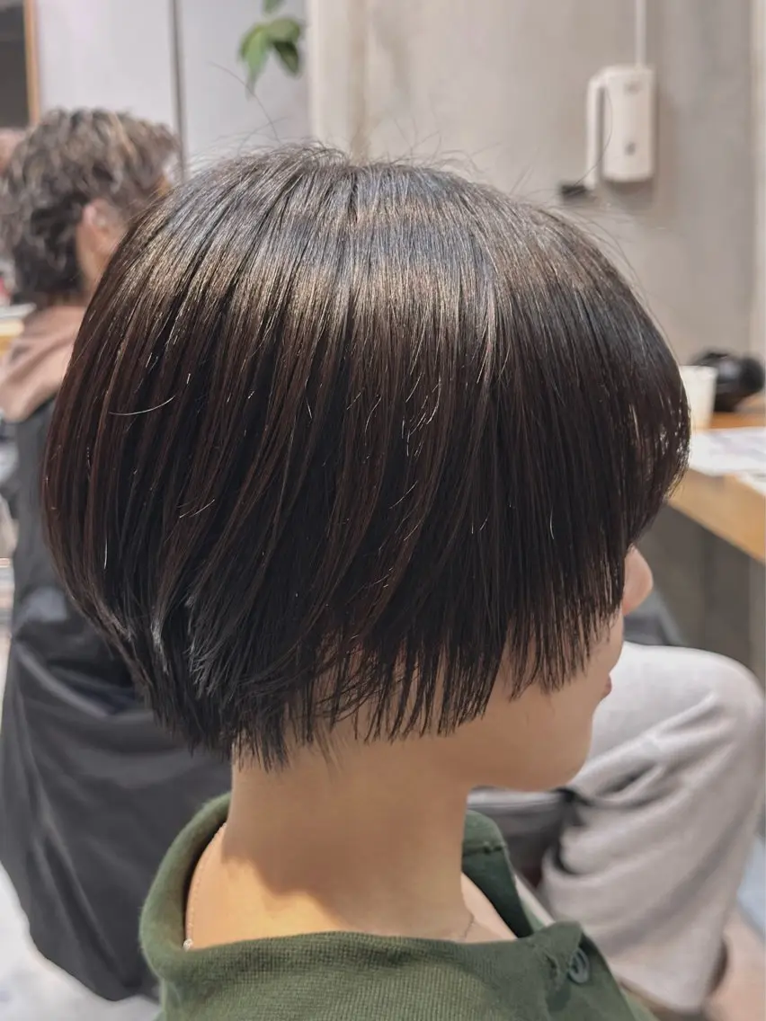 ショート ショートボブ ボブ ショートヘア カット 似合わせひなた🐥 elima調布のヘアスタイル