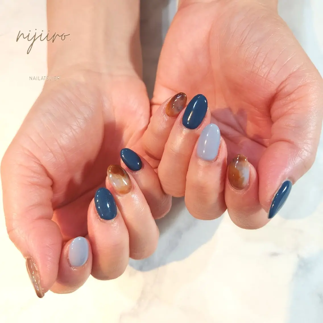 ネイル ハンドネイル nijiiro🌈 サトウのネイルデザイン