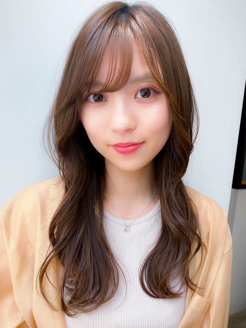 ロング カラー 長屋 凛太郎のヘアスタイル