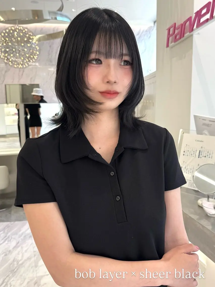 ミディアム カラー カット ヘアカラー Parve  Mix 🫧梶川虹のヘアスタイル
