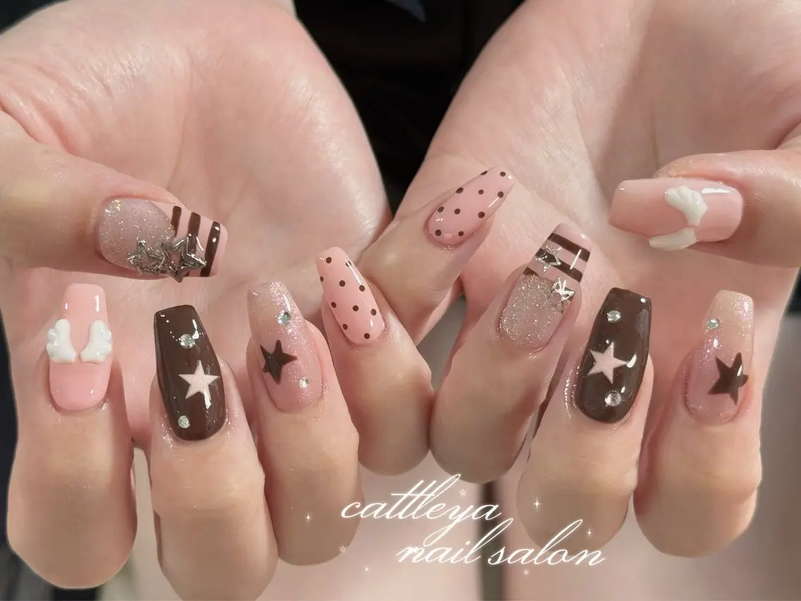 ネイル ハンドネイル ˖⊹Cattleya 吉祥寺♡˖ ⊹のネイルデザイン