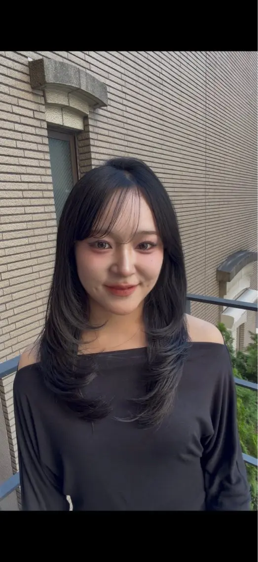 カラー 楠 彩乃のヘアスタイル