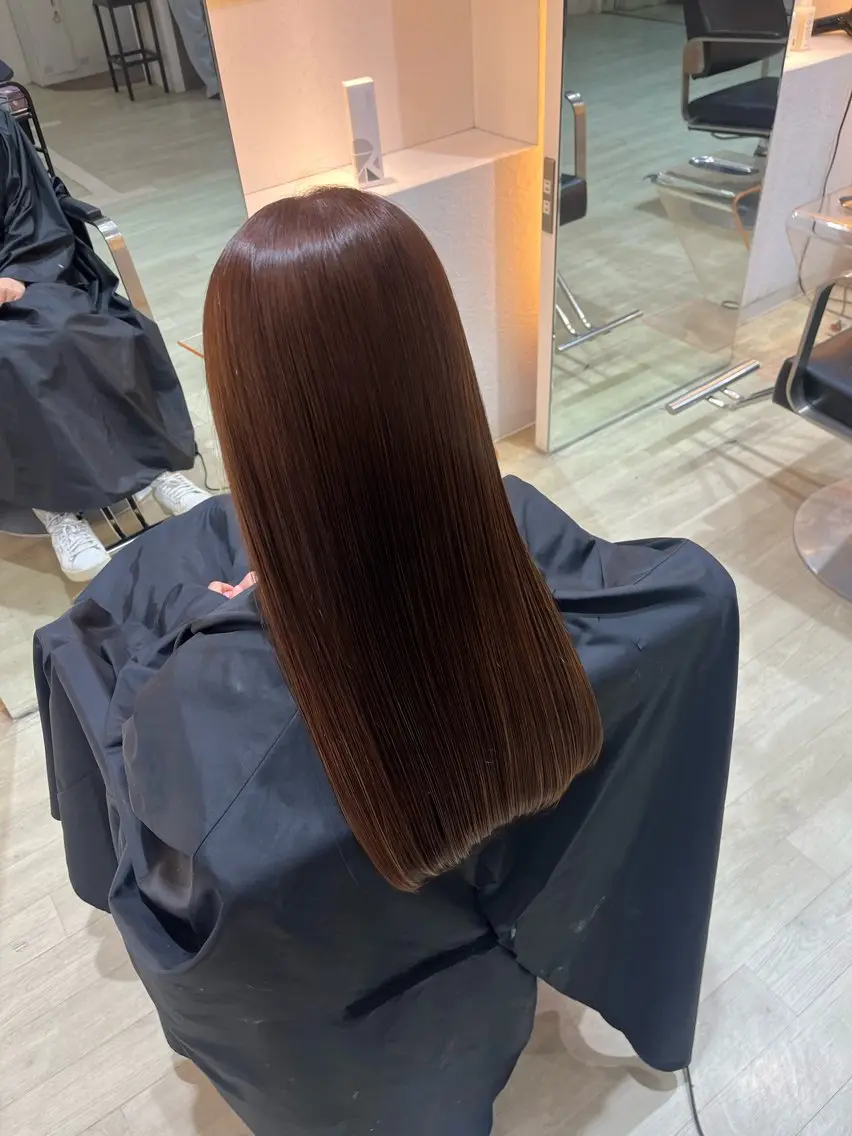 ロング カラー ブリーチ ブリーチなしカラー ヘアカラー [TIDEHAIR] MIYUのヘアスタイル