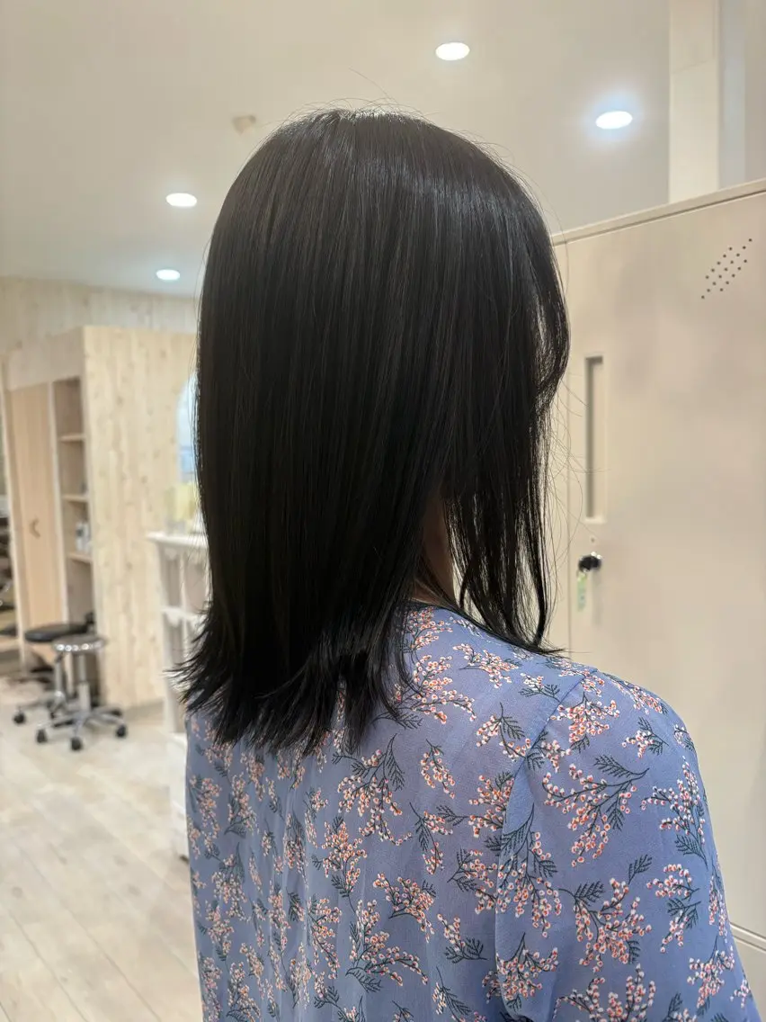 ミディアム U24✨️0円モデル 🎀藤村音寧🎀のヘアスタイル