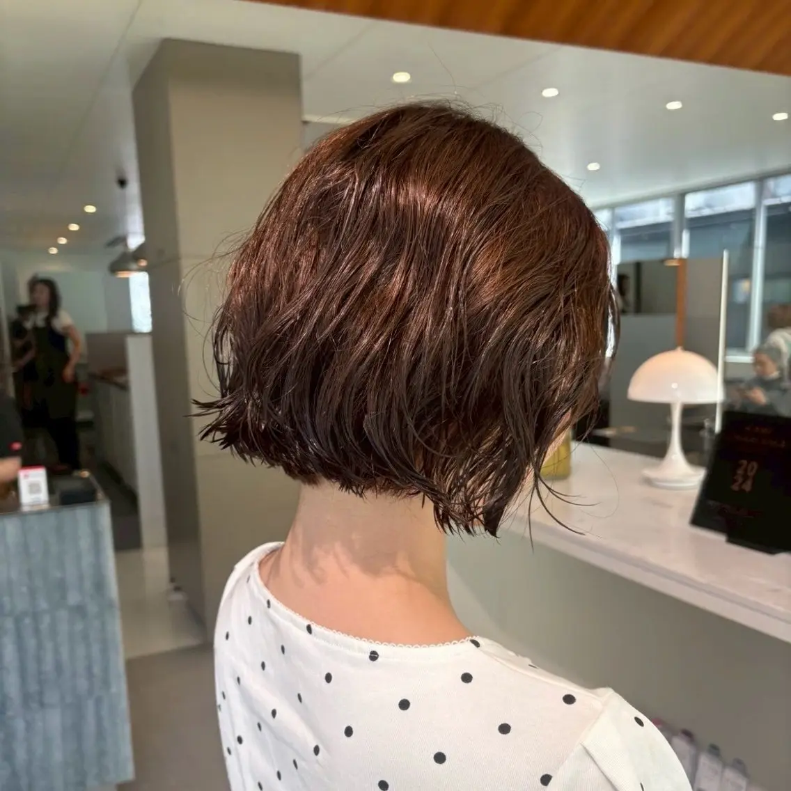 ショート カラー ヘアカラー トリートメント あやか🩰 カラーモデル/栄のヘアスタイル