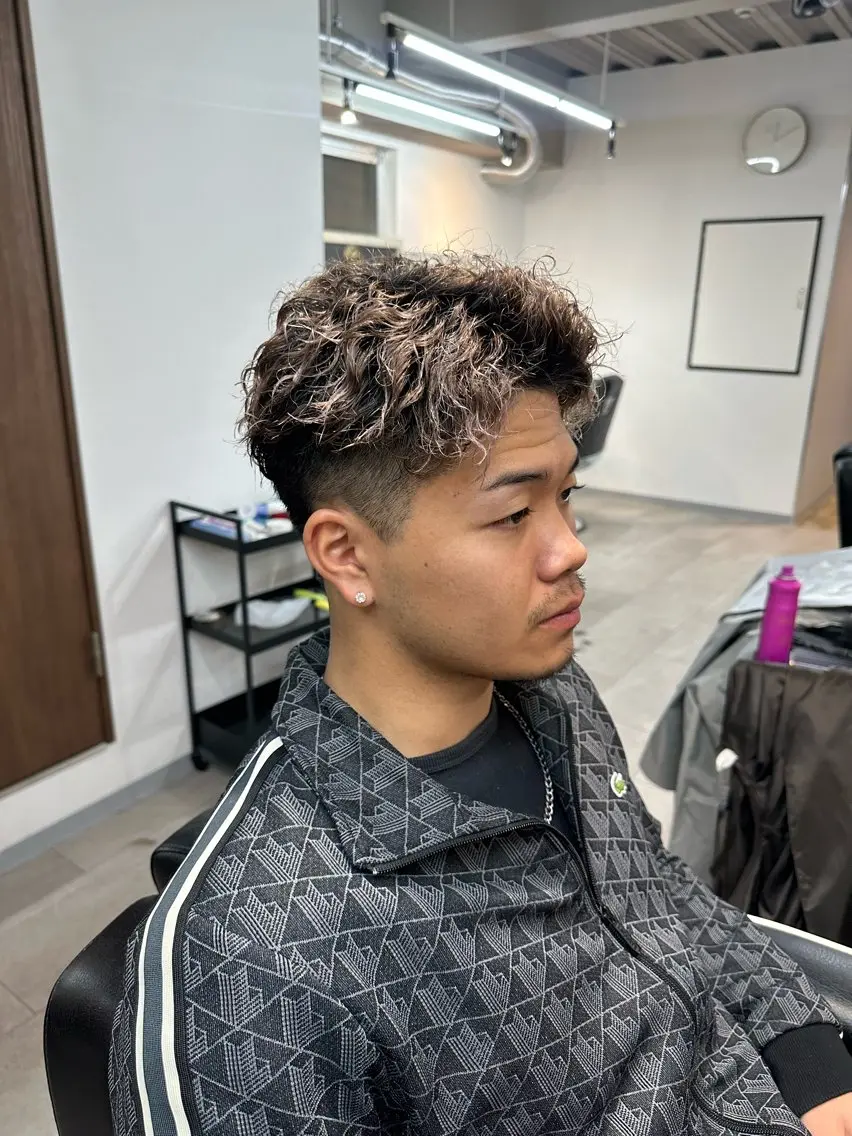 パーマ メンズ 大宮/海外風パーマ 🇺🇸隼也🇪🇸のヘアスタイル