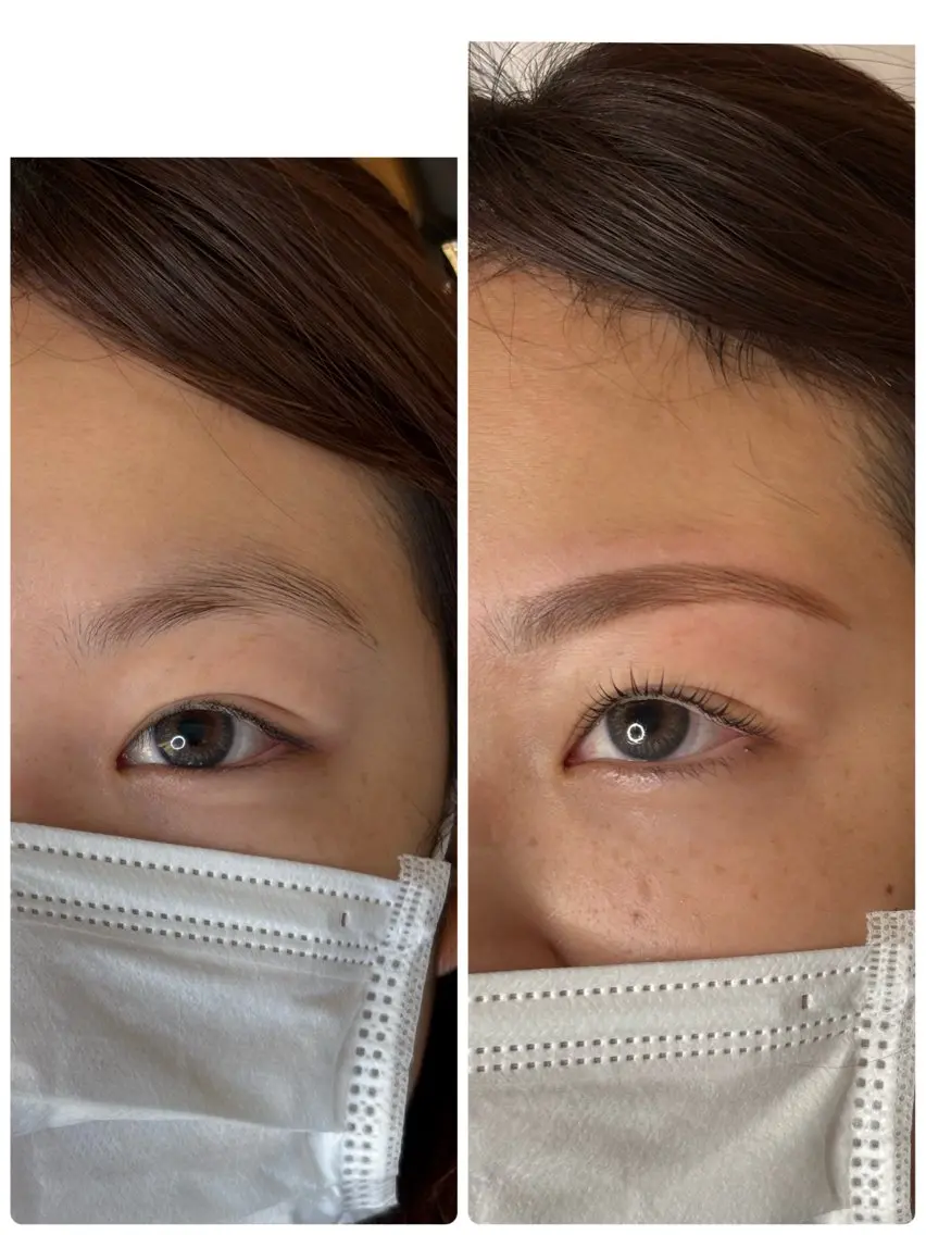 マツエク・マツパ 一重×まつ毛パーマ マツパ beauty garden湯浅の眉毛・アイブロウイメージ