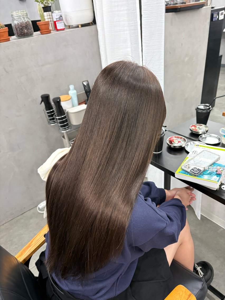 ロング カラー 髪質改善 トリートメント カット ヘアカラー トリートメント LIV My【マイ】 艶カラー/髪質改善のヘアスタイル