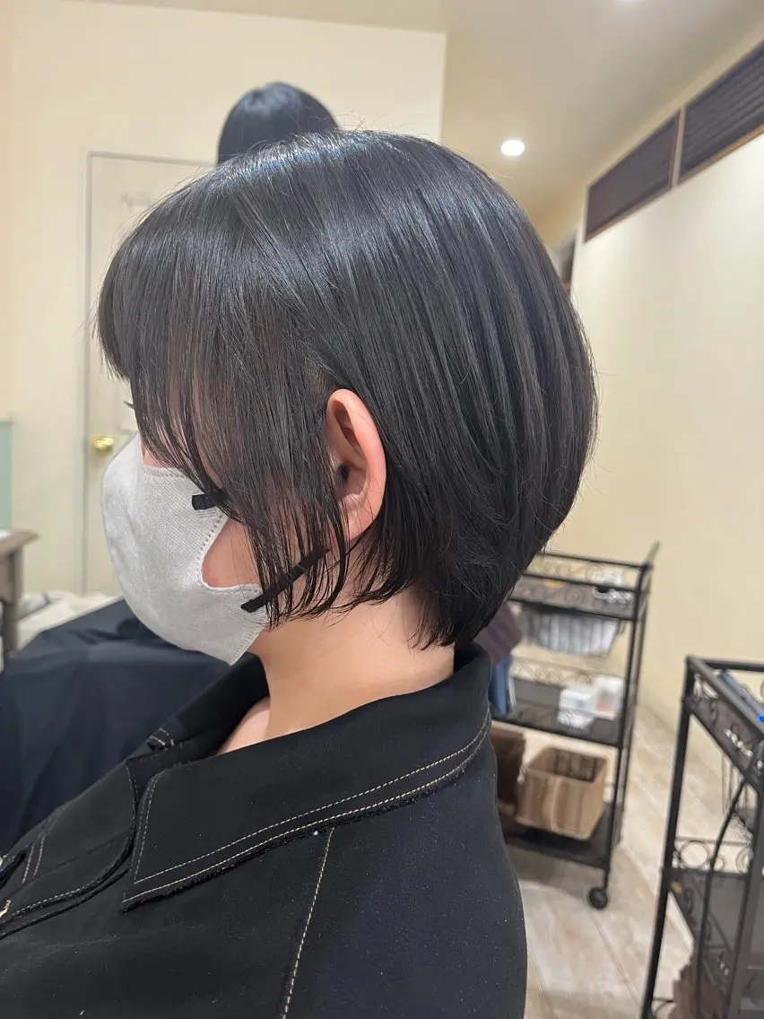 ⭐️ショート、ボブカット限定⭐️カット＋縮毛矯正＋カラー＋5ステップトリートメント！の写真