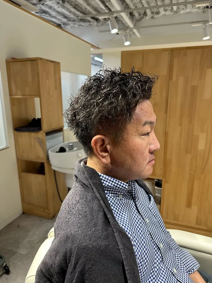 メンズ 髪質改善＆メンズ パーマ ひぐちのヘアスタイル