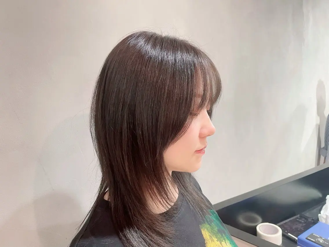 ミディアム カラー ブリーチ mitchy モデル様募集中♪のヘアスタイル