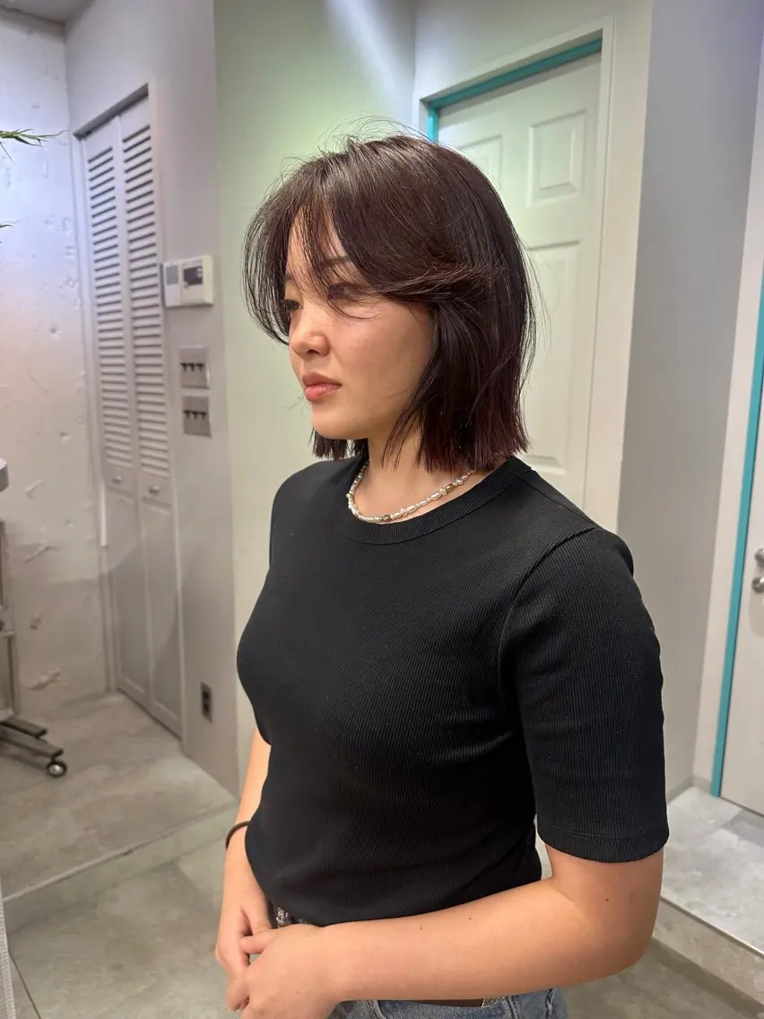 ショート ハッシュカット🎀 レイヤーカットのヘアスタイル