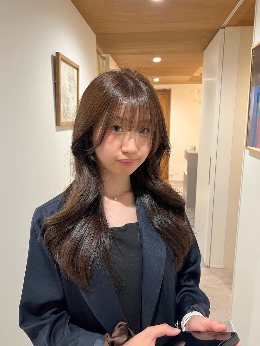 ロング カット kibako ayanoのヘアスタイル