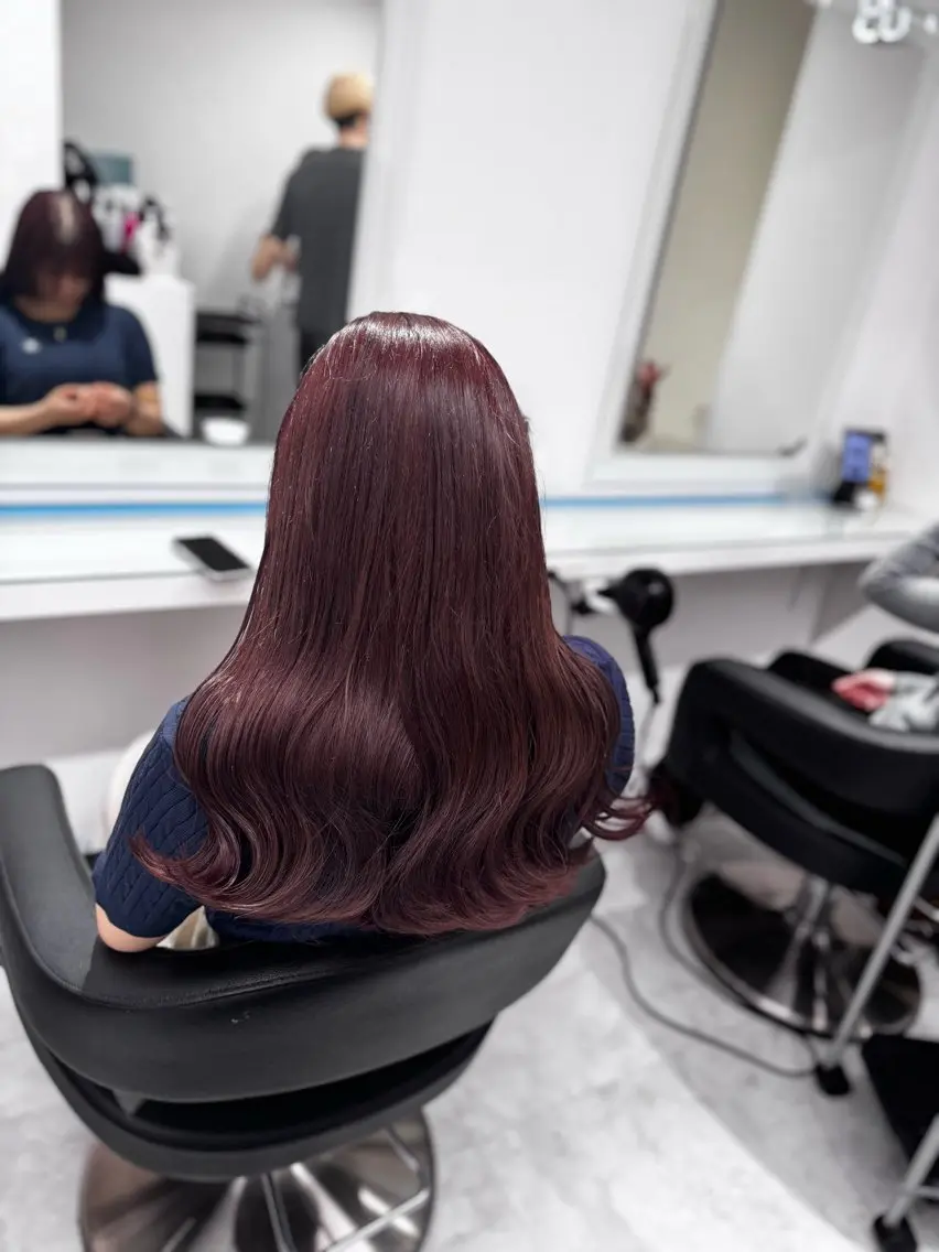 ロング カラー ヘアアレンジ 透け上品ハイトーン 職人ゆうと🤍のヘアスタイル