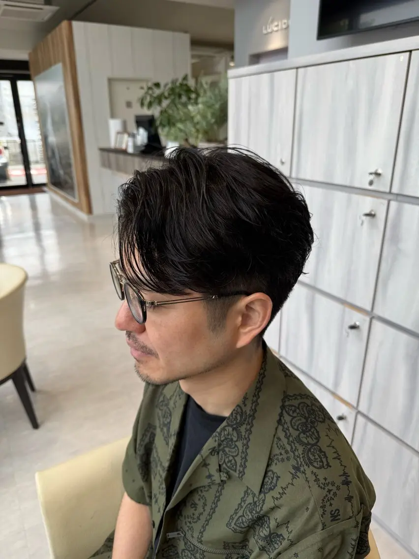 メンズ メンズパーマ 田辺 湧愛のヘアスタイル