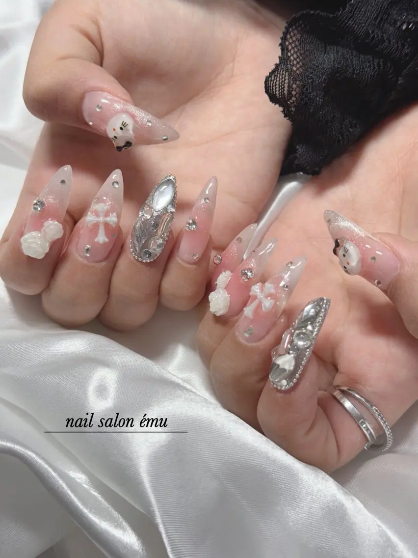 ネイル ハンドネイル nail salon émuのネイルデザイン