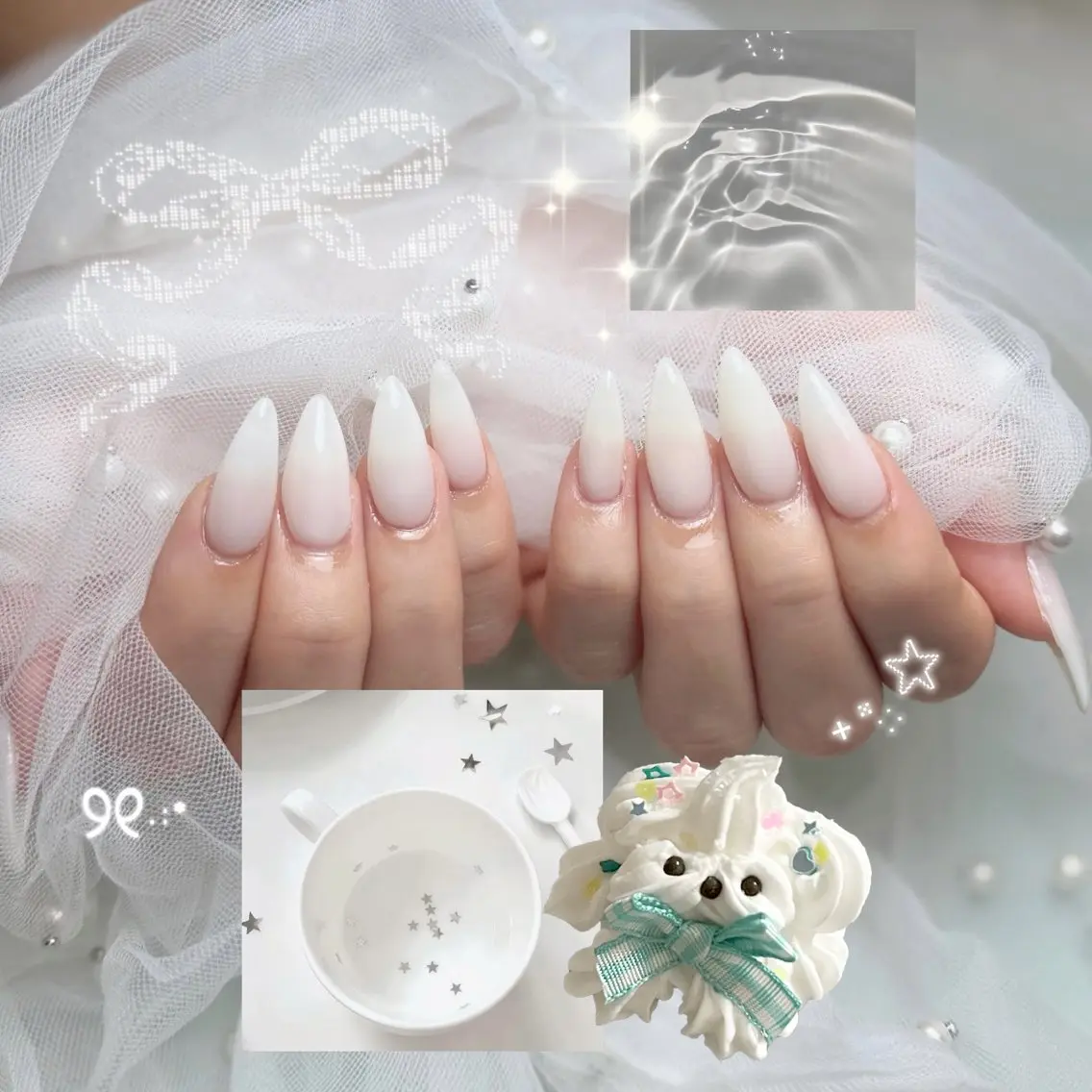 ネイル ハンドネイル yui 🐈⬛🎀のネイルデザイン