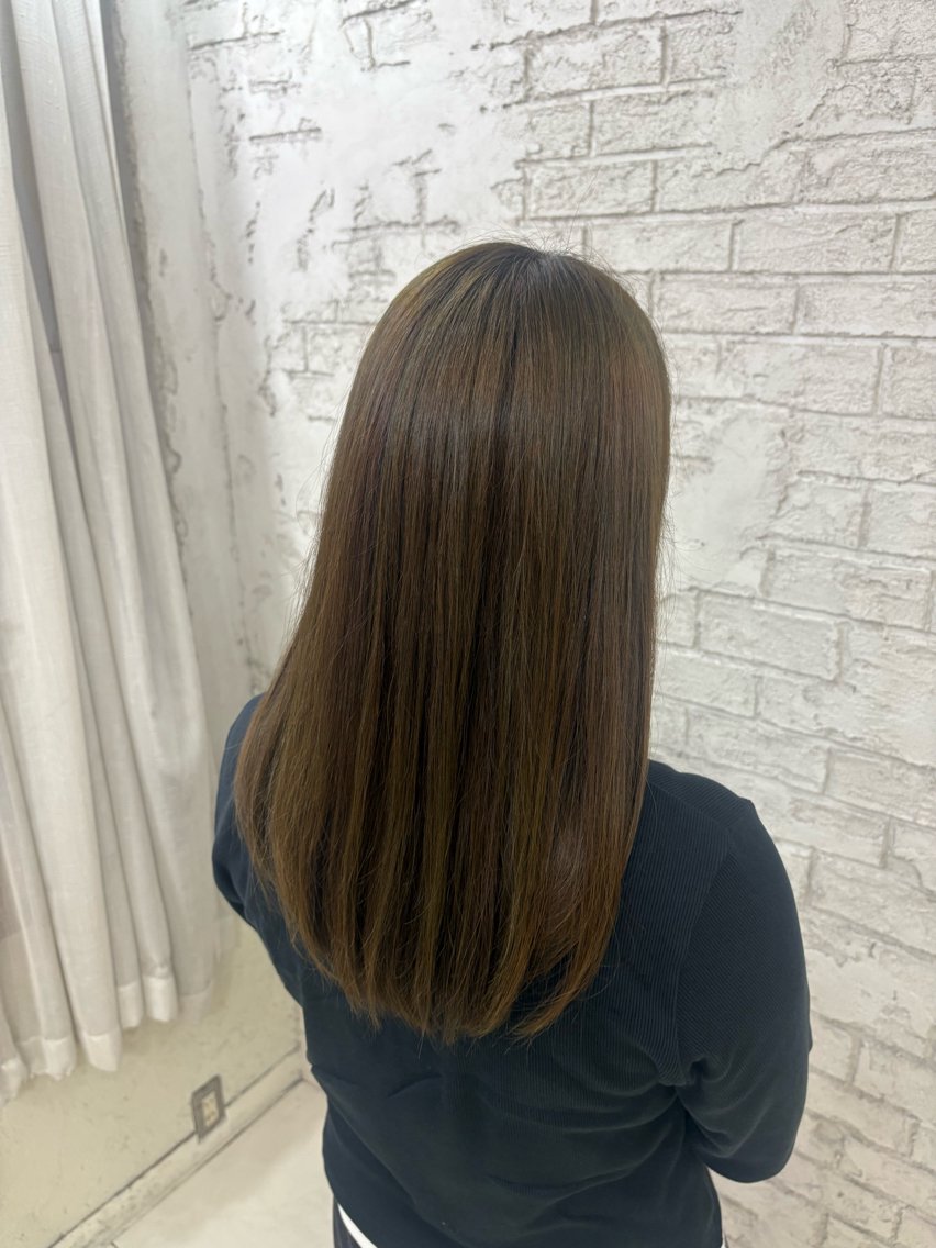 ロング カラー カット ヘアカラー トリートメント 艶カラー/縮毛矯正 🩶Kai🐏のヘアスタイル
