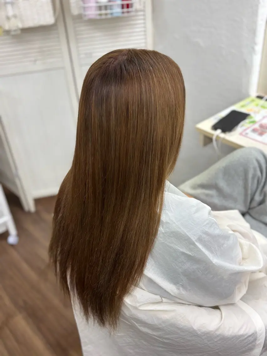 ロング ヘアカラー トリートメント エクステ/ハイトーン /ミサキのヘアスタイル