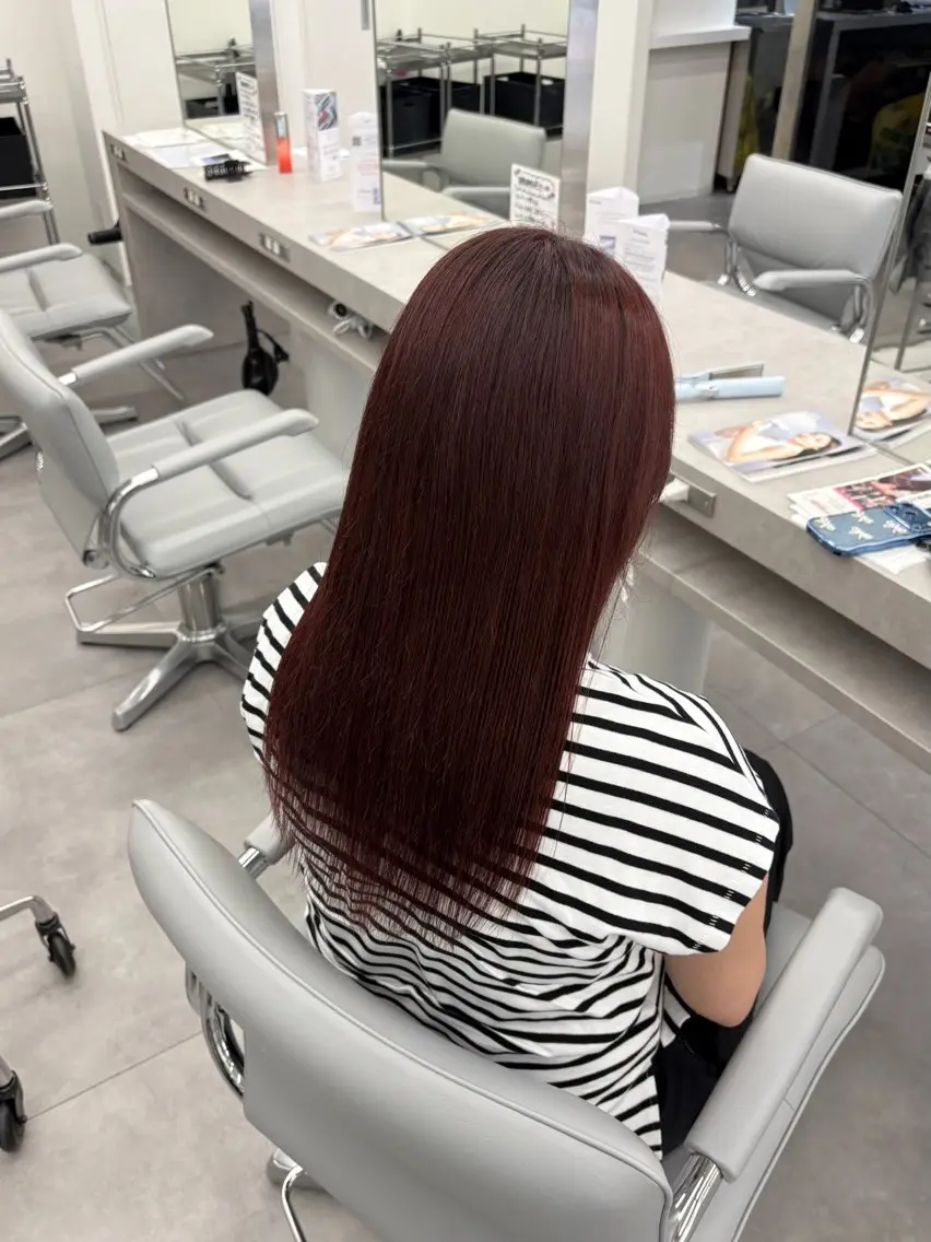 ロング カラー ヘアカラー 🫧ナチュラル矯正 /カラー🫧あやりのヘアスタイル
