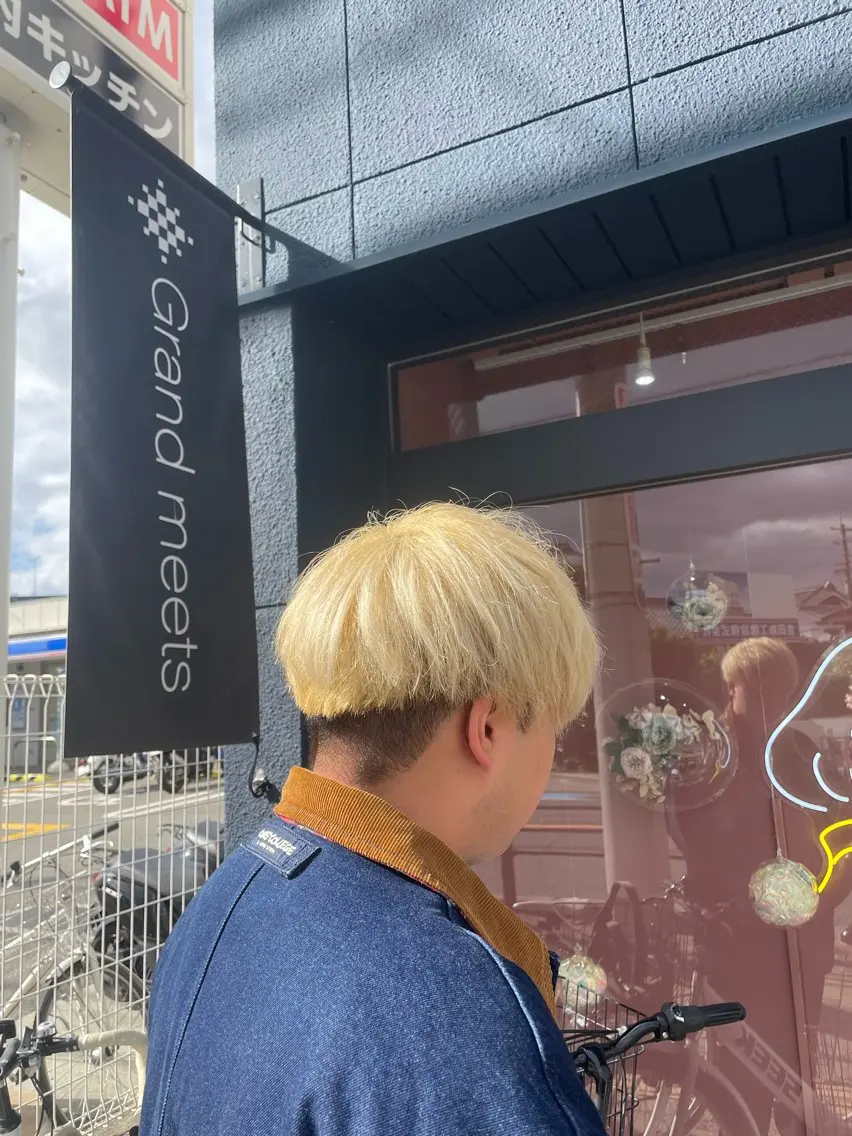 カラー メンズ カット ヘアカラー 山本 純平のヘアスタイル