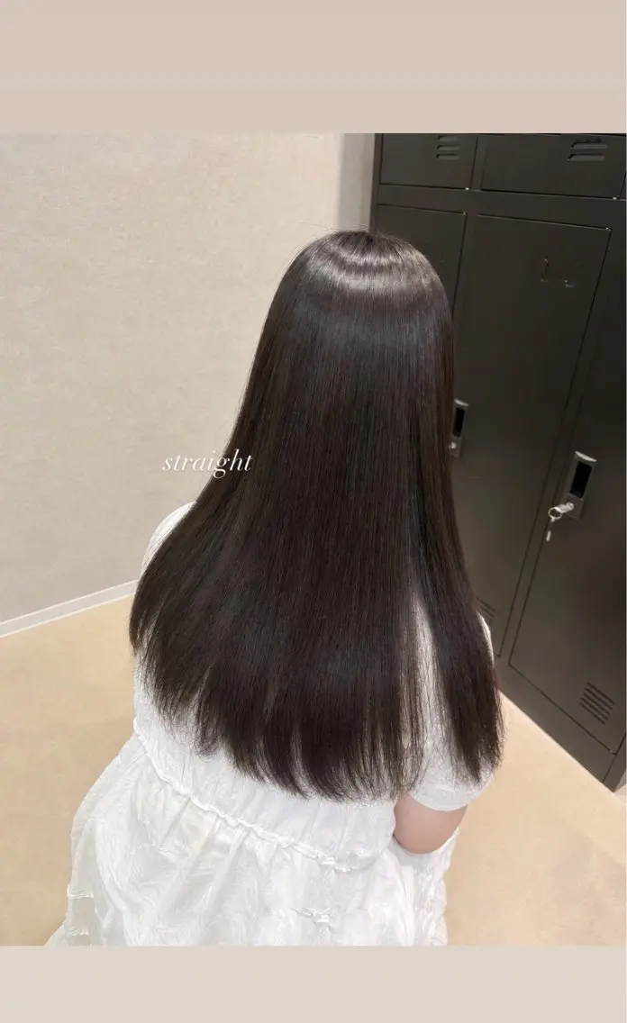 縮毛矯正の写真