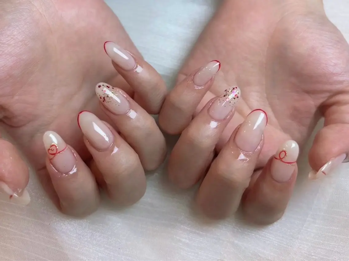 ネイル アートネイル フットネイル ジェルネイル マグネットネイル ミラーネイル Babarla nailのネイルデザイン