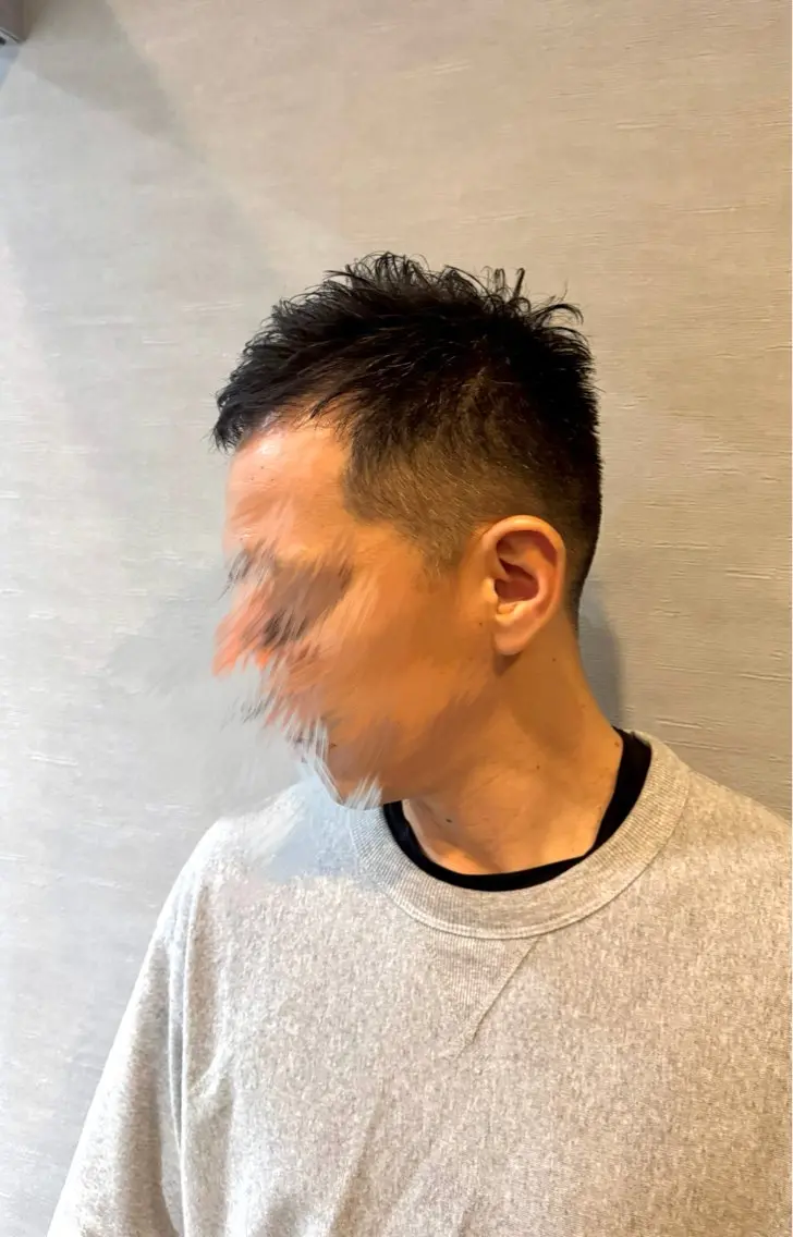 ショート メンズ 竹原 明美のヘアスタイル