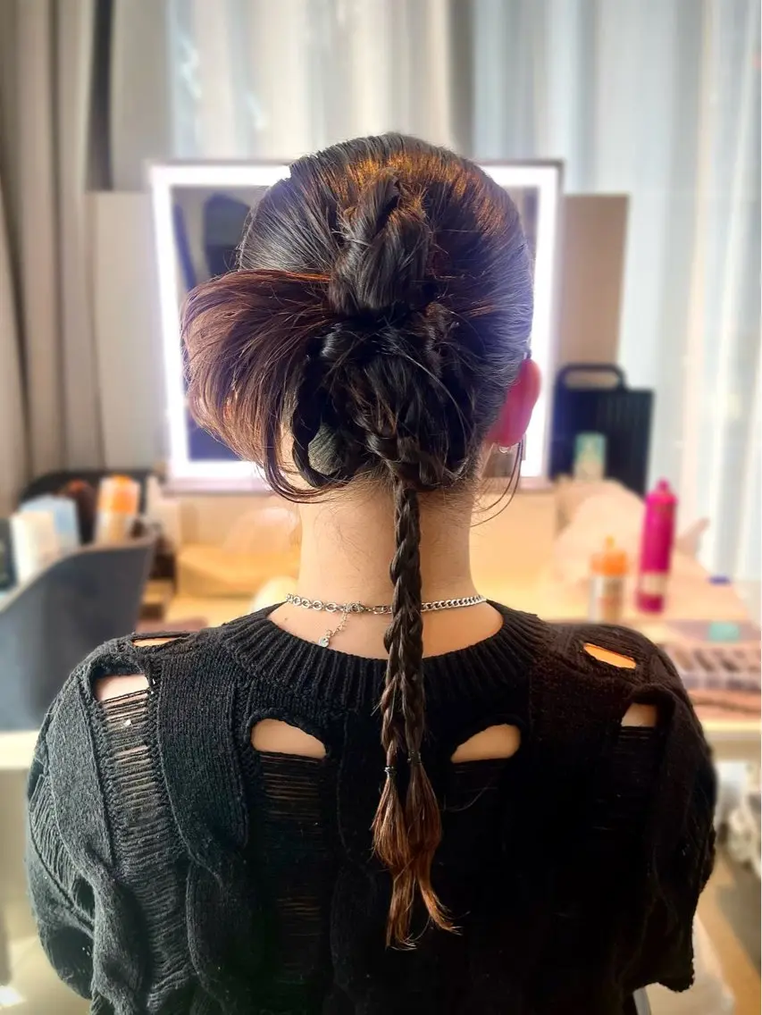 ロング ヘアセット HAMAMOTO MADOKAの眉毛・アイブロウイメージ