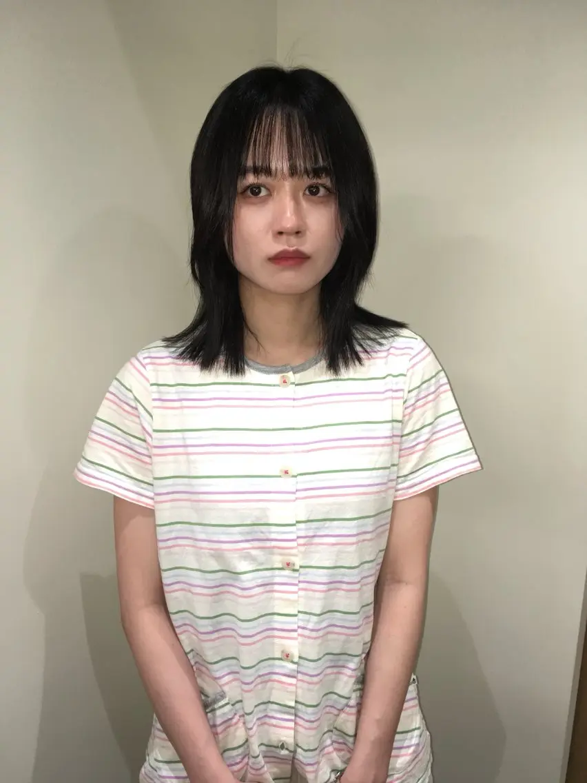 ミディアム カラー カット ヘアカラー natsuki /HUIのヘアスタイル