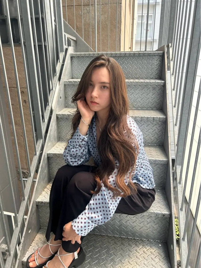 ロング カラー 🌷透明感カラー/ risa🌷のヘアスタイル