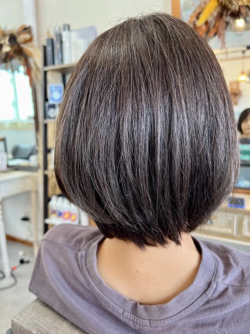 ショート カラー ハイライトカラー ハイライト hair works raptureのヘアスタイル