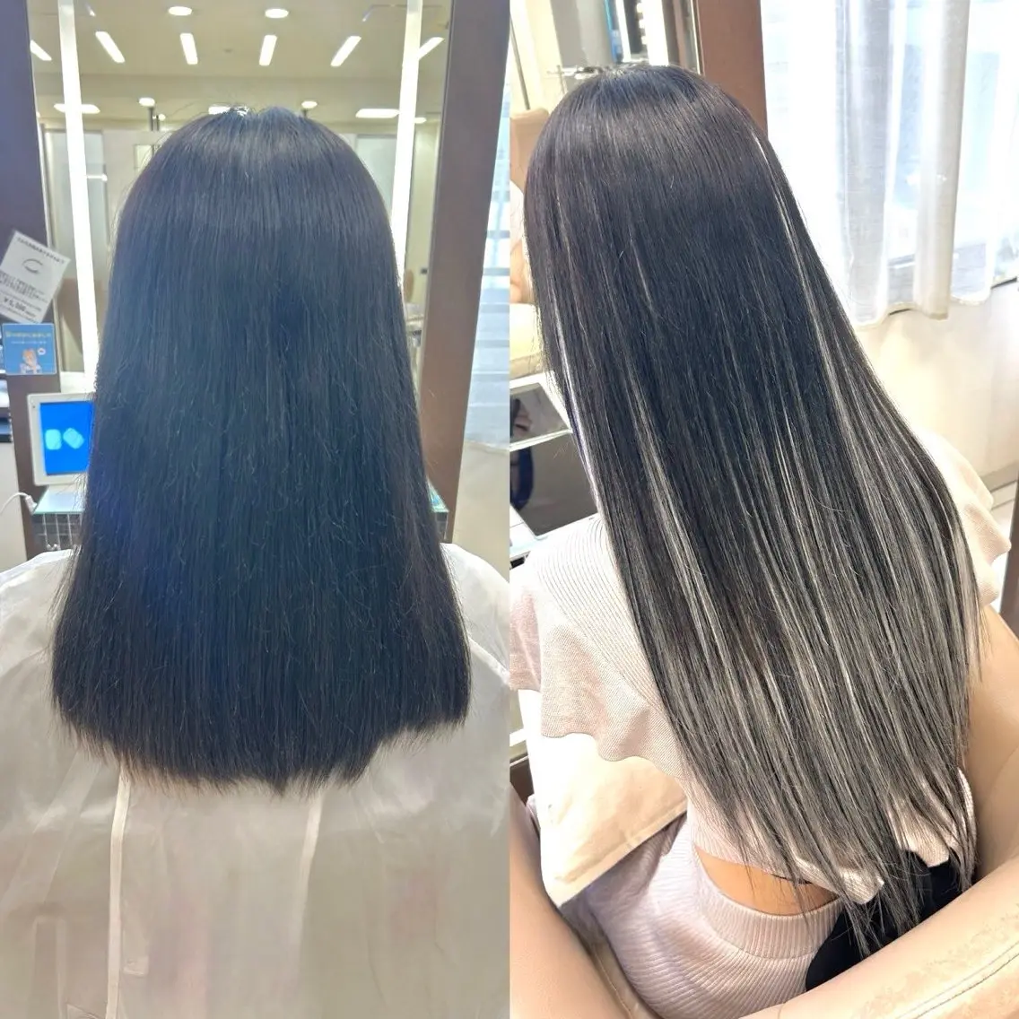 エクステ ヘアメ🎀ハイトーン 🩵エクステ🪄しほのヘアスタイル