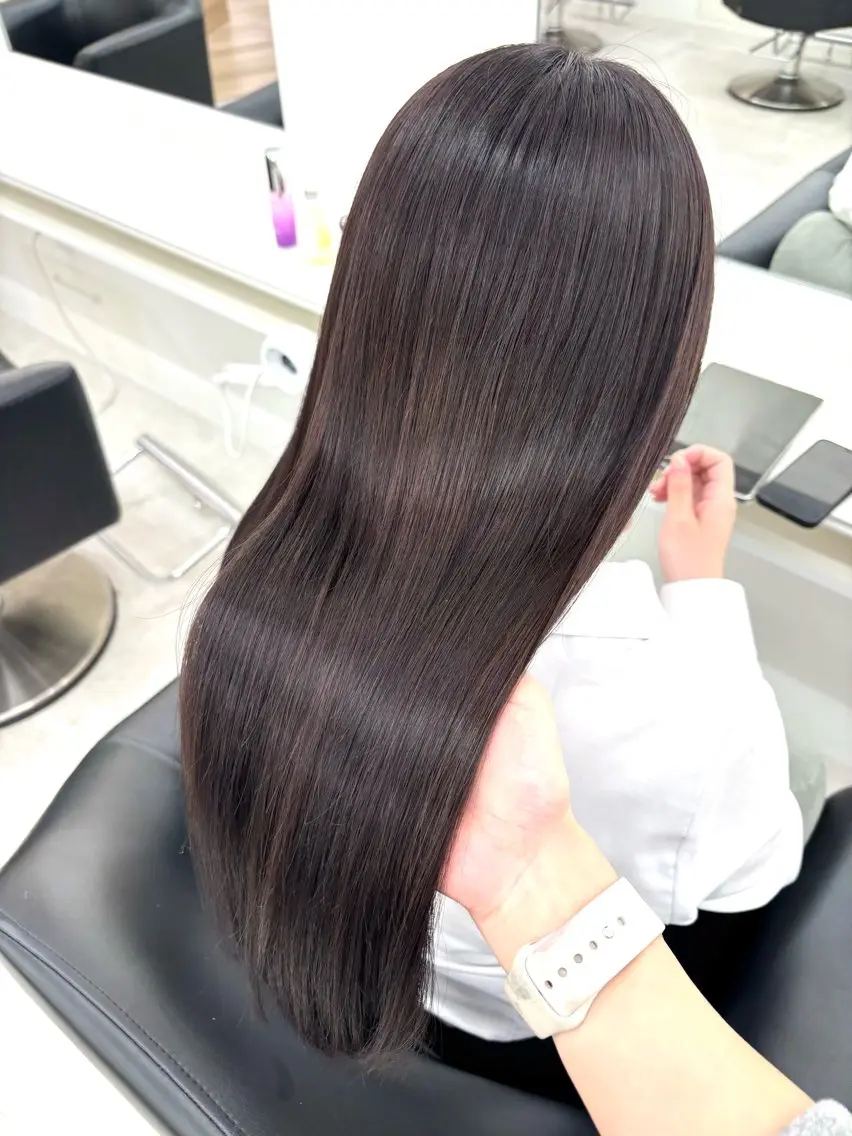 ロング カラー ヘアカラー parvemix平野 真央🎀💞のヘアスタイル